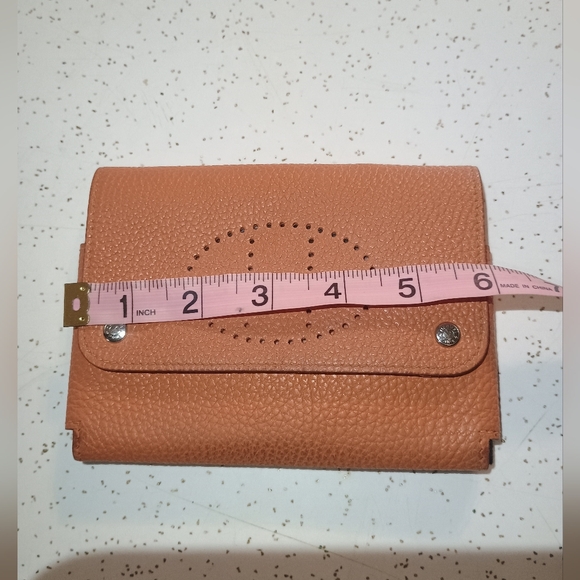 Hermes Leather Purse/Case W/Insert And UNBRANDED Chain. - Picture 14 of 15